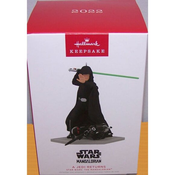 Hallmark Luke Skywalker A Jedi Returns Mandalorian Ornament 2022 NIB Star Wars - Picture 8 of 10